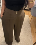 Pantalon Maysa - Marron fluide Élégant