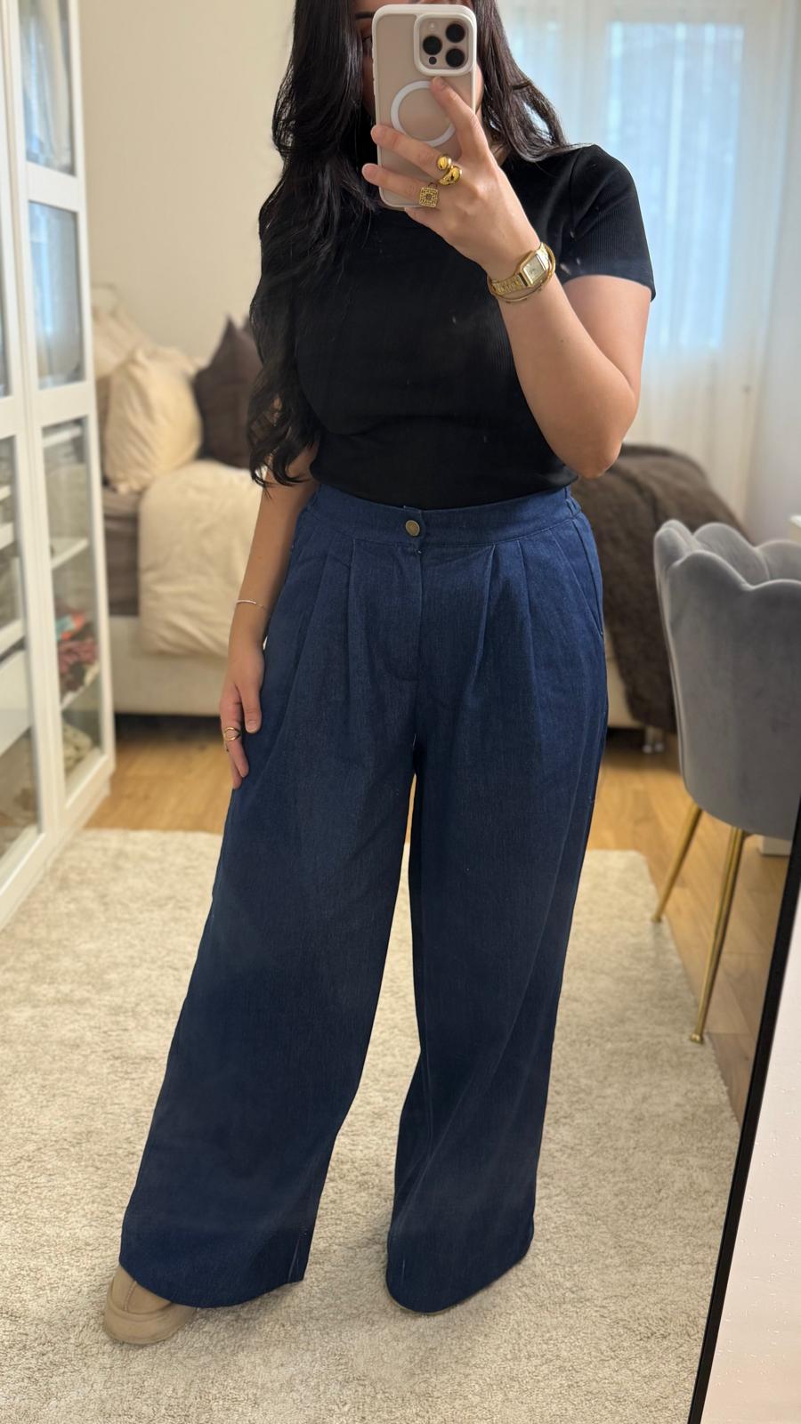 Pantalon Naya - Denim Élégant