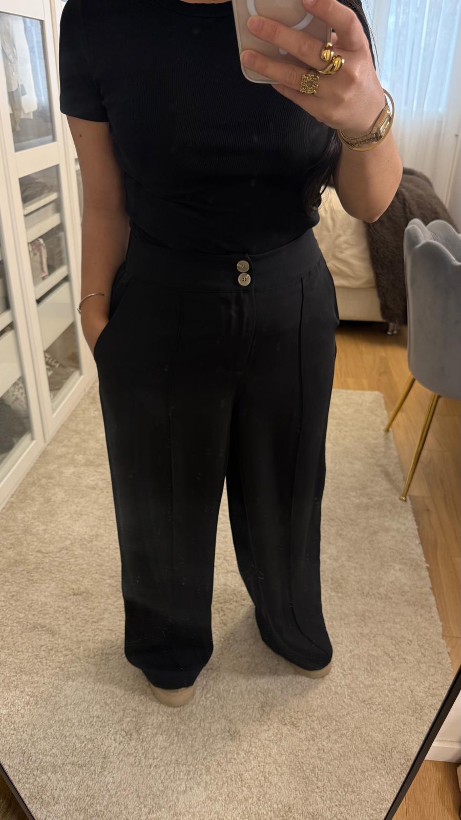 Pantalon Maysa - Noir fluide Élégant