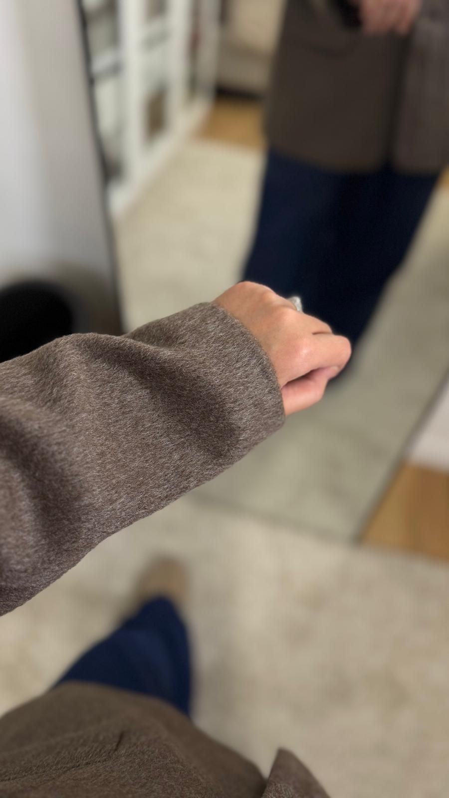 Blazer Alma - En laine Taupe