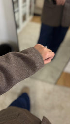 Blazer Alma - En laine Taupe