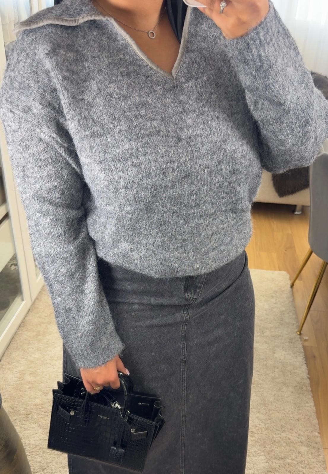 Pull Isis - Laine Gris