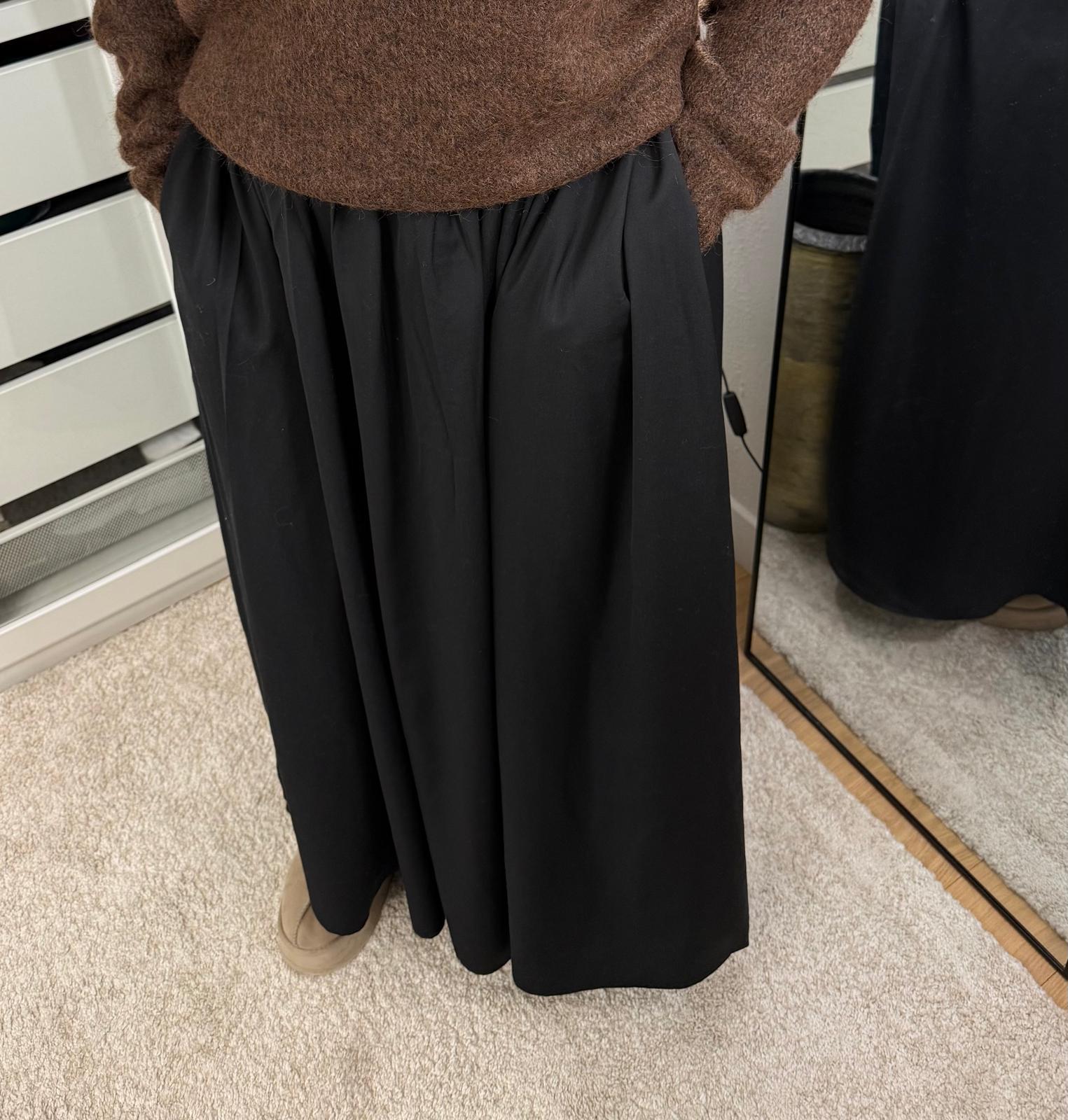 Jupe Selma - longue Noir Élégante