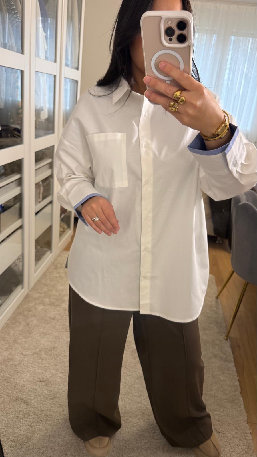 Chemise Léona - Blanche Élégante