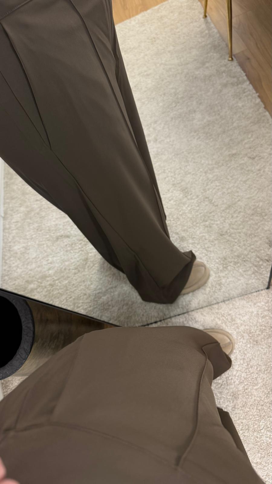 Pantalon Maysa - Marron fluide Élégant