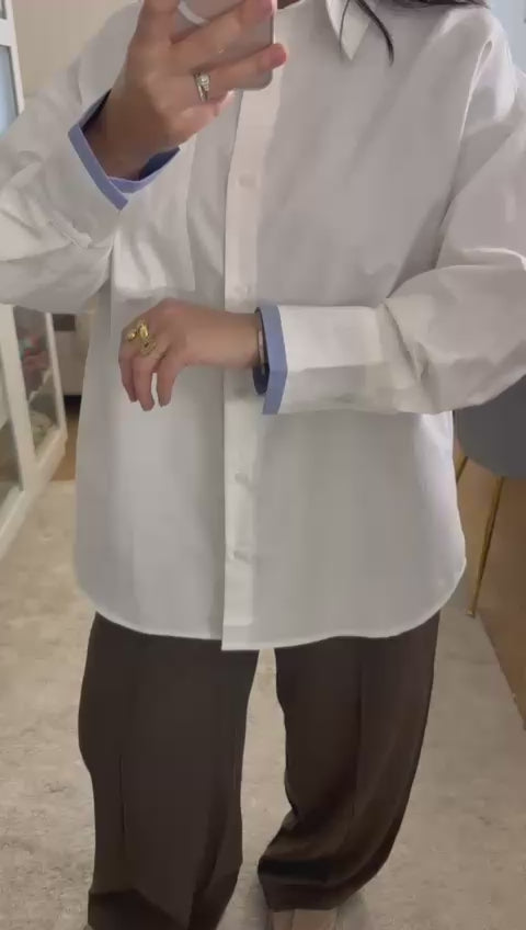 Chemise Léona - Blanche Élégante