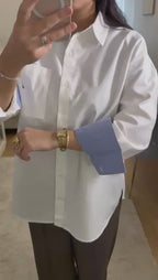 Chemise Léona - Blanche Élégante