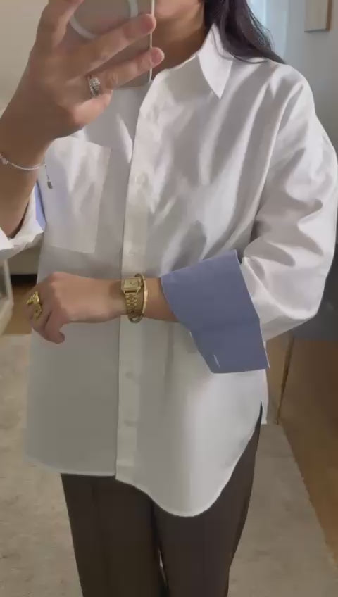 Chemise Léona - Blanche Élégante